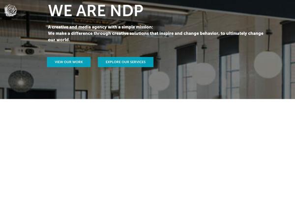 ndp.agency site used Ndp-2020