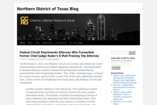 Twenty Ten theme site design template sample