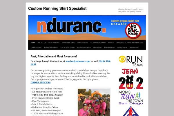 WordPress website example screenshot