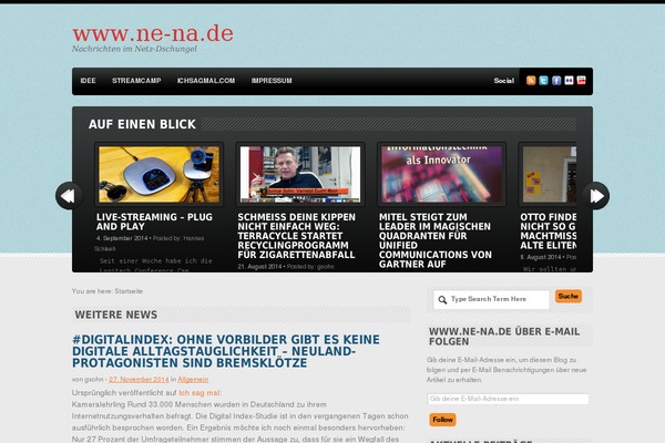 WordPress website example screenshot