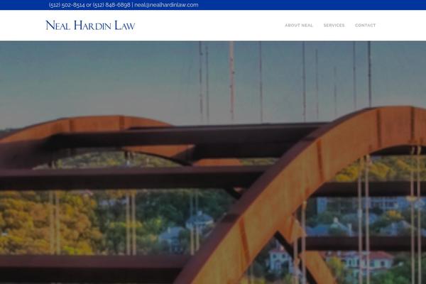 WordPress website example screenshot