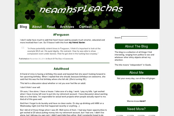 neamhspleachas.com site used Zoologist