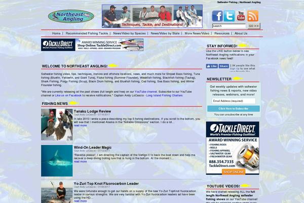 northeast-angling theme websites examples