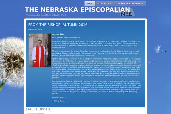 nebraskaepiscopalian.org site used Tne