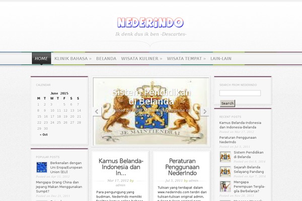 nederindo.com site used Magnificent