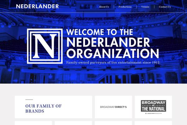 nederlander.com site used Nederlander