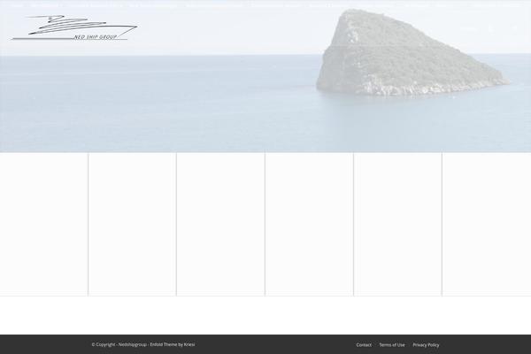 Enfold theme site design template sample