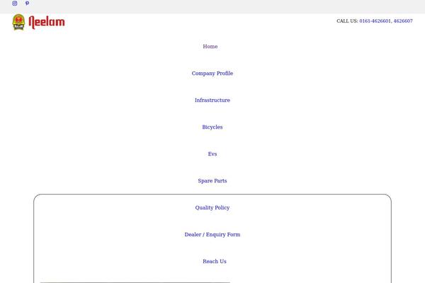 Razzi theme site design template sample