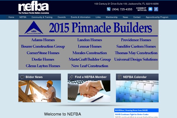 nefba.com site used Nefba