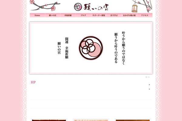 WordPress website example screenshot