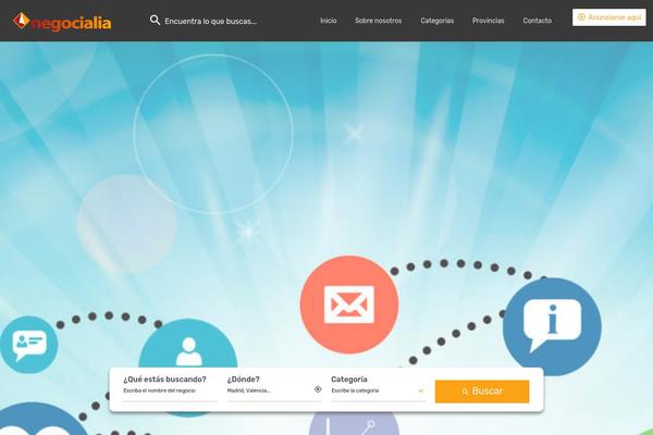 negocialia.com site used Themenego