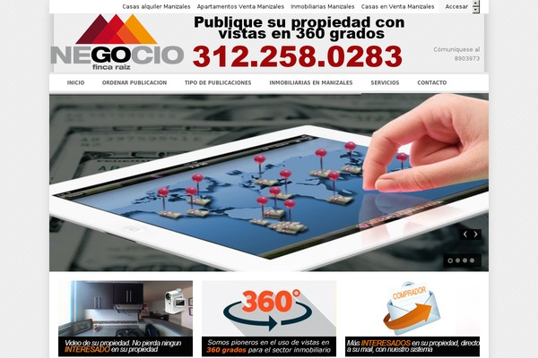 WordPress website example screenshot