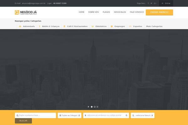 Classiera theme site design template sample