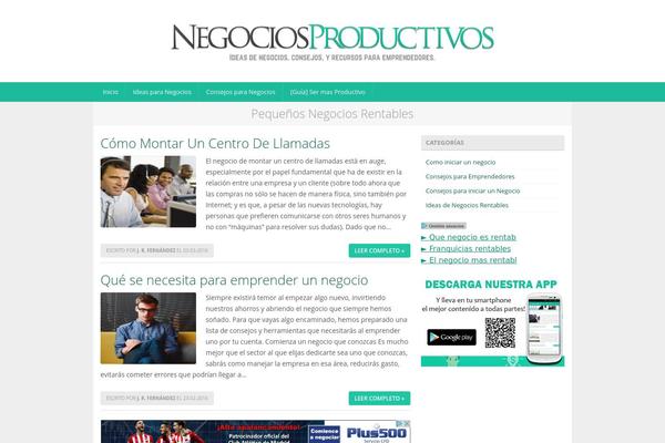 negociosproductivos.org site used Modernit