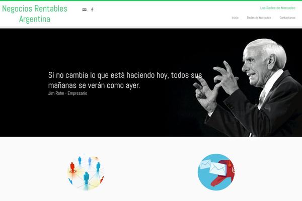 negociosrentablesargentina.com site used Responsive Mobile
