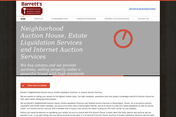 neighborhoodauctionhouse.com site used Site