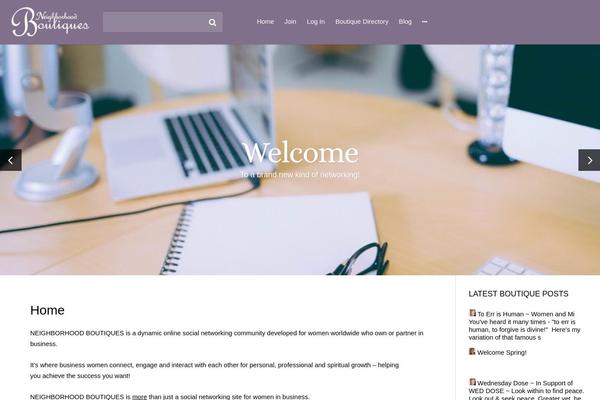WordPress website example screenshot