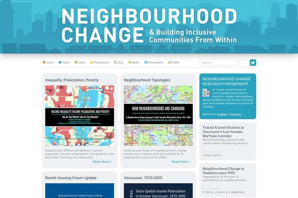 neighbourhoodchange.ca site used Neighbourhood-change