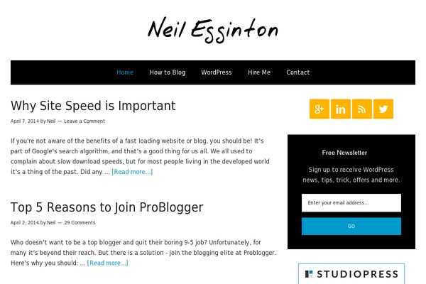 Thesis theme site design template sample