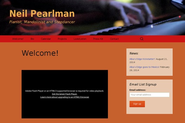 Site using GigPress plugin