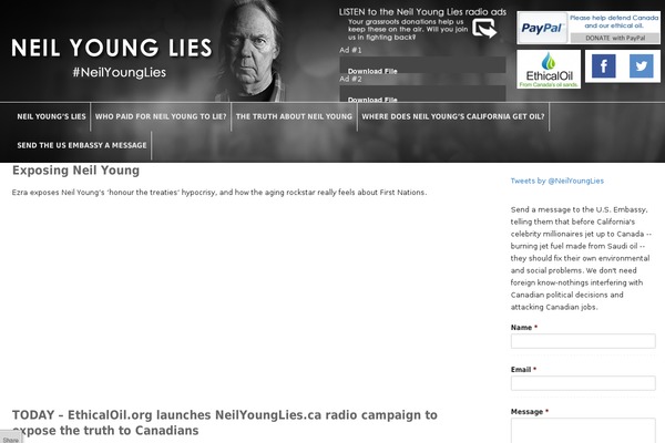 neilyounglies.ca site used Neilyoung