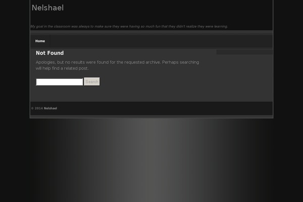 nelshael.com site used Shades of Gray