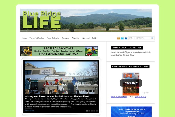 nelsoncountylife.com site used Wp-ellie-prem