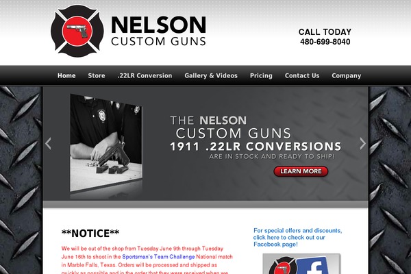 nelsoncustomguns.com site used Nelson