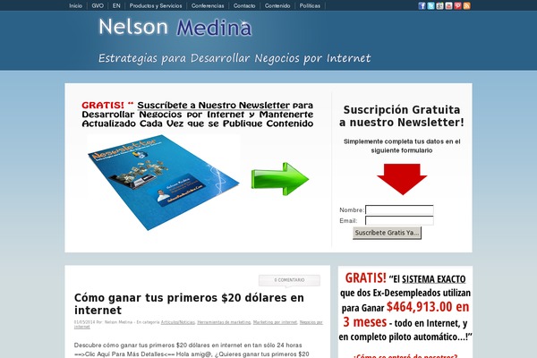 nelsonmedinaonline.com site used Masfacilwp2.7.3