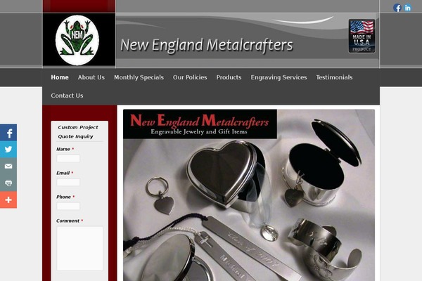 nemetalcrafters.com site used Nemetalcrafters