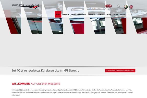 nemeth-eisenstadt.at site used Automotive Car Dealership Business WordPress Theme