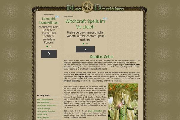 neo-druidism.com site used Neodruidism