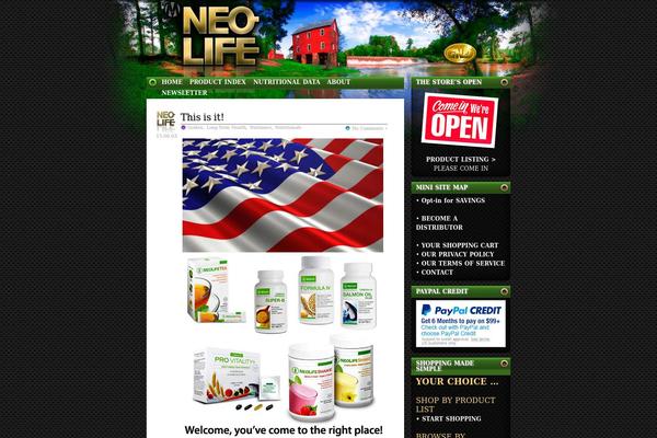 neo-life.com site used Itheme