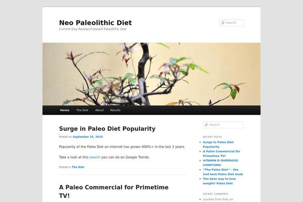 WordPress website example screenshot