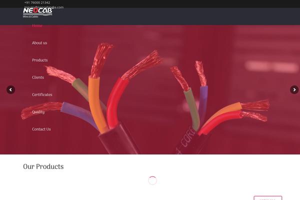 Impreza theme site design template sample