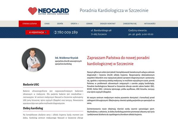 neocard.szczecin.pl site used Nazwa_szablonu