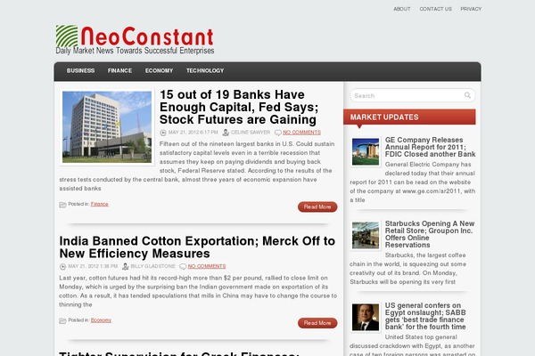 neoconstant.com site used Levels