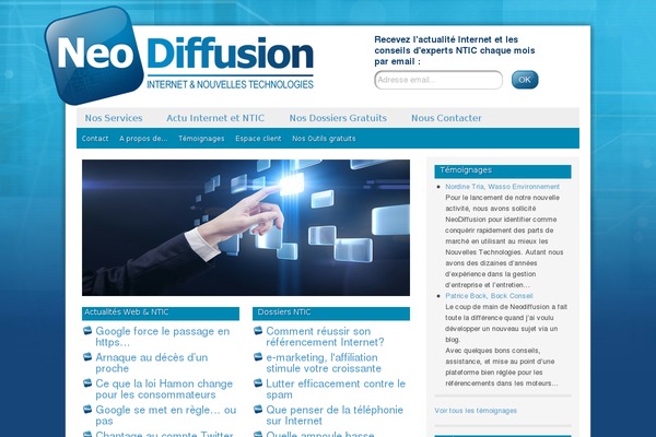 neodiffusion.fr site used Shared