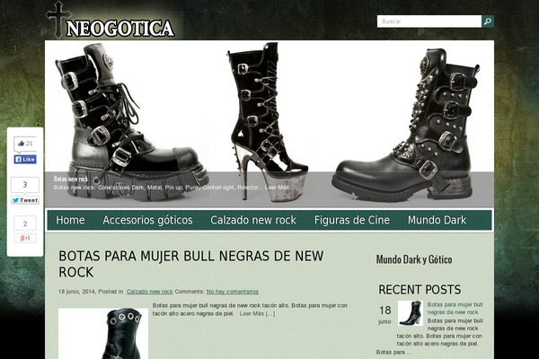 neogotica.com site used Rockmusic