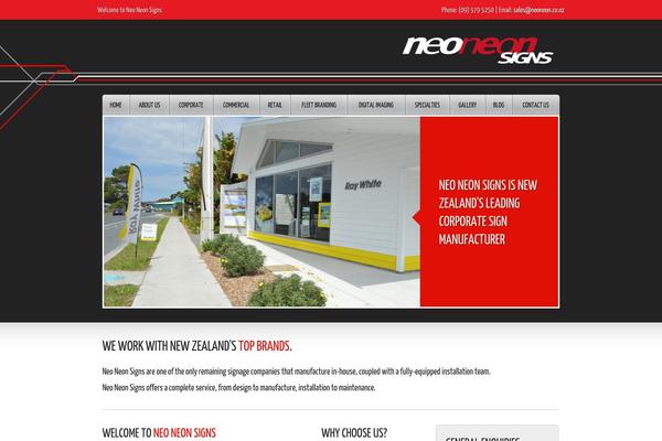 neoneon.co.nz site used Starkers