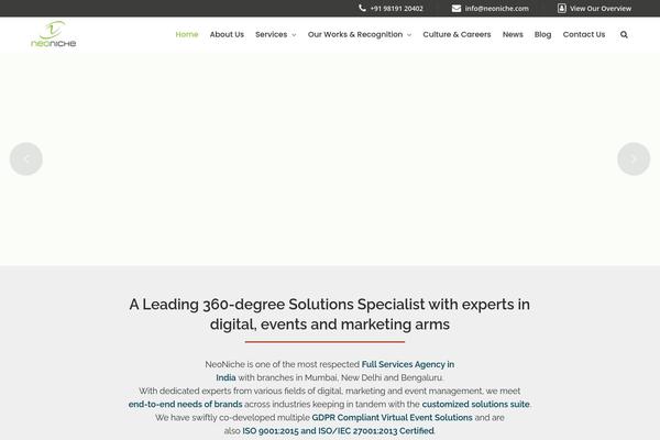 Dana theme site design template sample