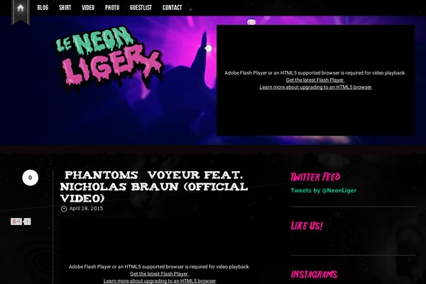 neonliger.com site used Nltheme