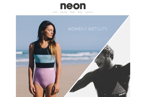neonwetsuits.com site used Neon
