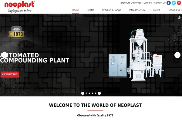 neoplastindia.com site used Neoplast