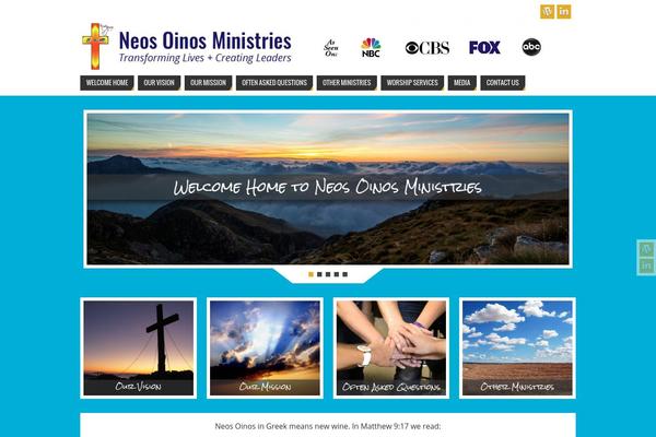 Parabola theme site design template sample