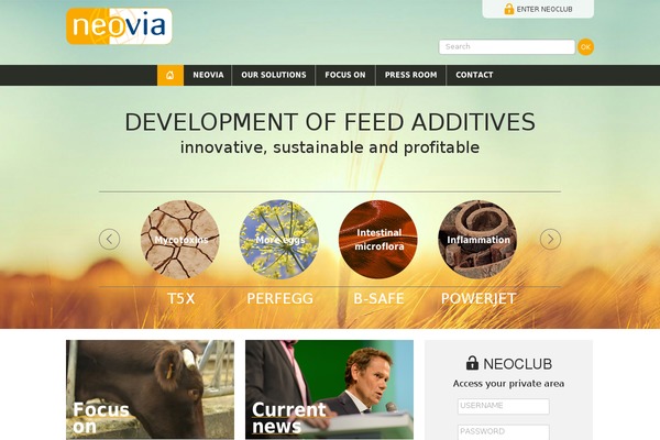 neovia-additives.com site used Neovia