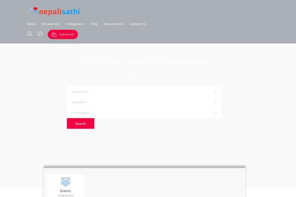 nepalisathi.com site used Adifier