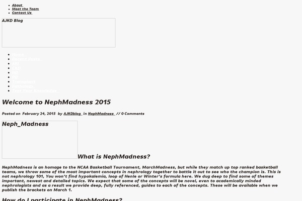 WordPress website example screenshot