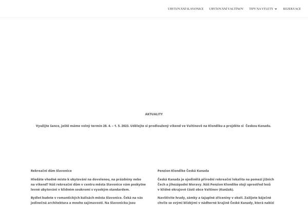 Divi theme site design template sample