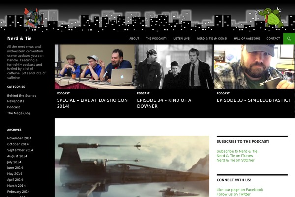 Twenty Fourteen theme site design template sample